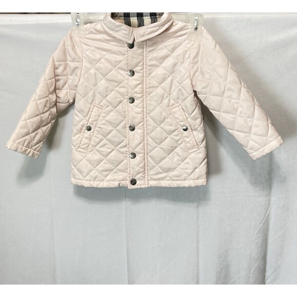 Burberry Other - Burberry Girl Toddler 2Y Pink Puffer Coat Jacket